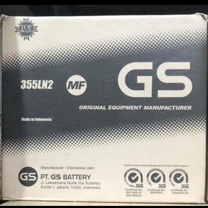 Aki Reborn Bensin/ Gs Mf Calcium 355Ln2 Astra/ Aki Lexus