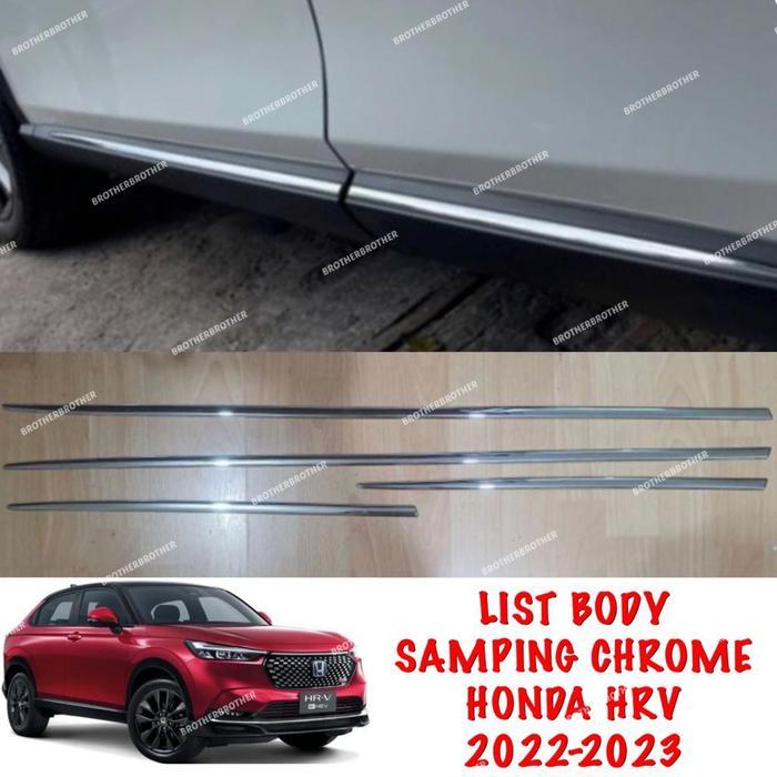 List Body Samping Mobil Honda Hrv 2022 2023 Chrome