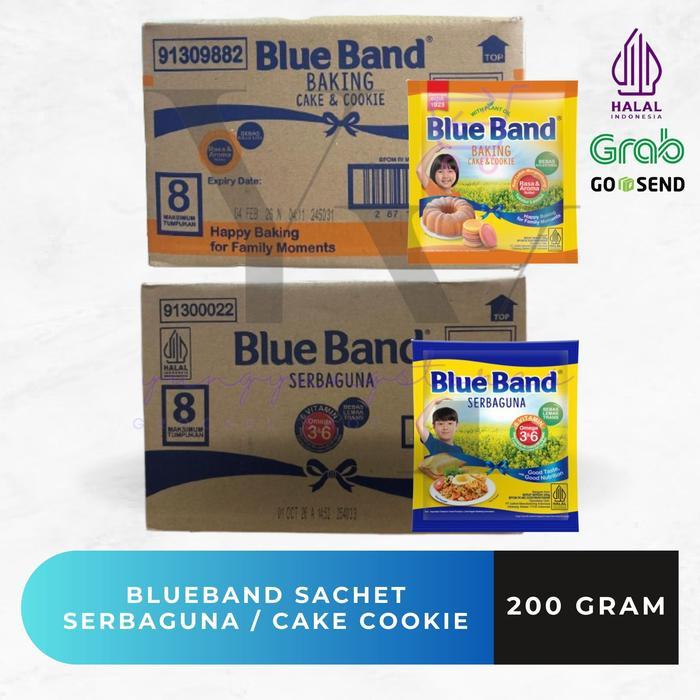 1 Dus Isi 60 Bungkus Blueband Serbaguna / Cake and Cookie Sachet 200 gram