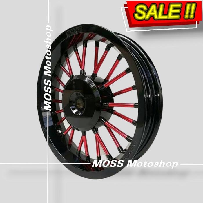 Velg Power Andong Vario 110 / Beat Fi Black Red