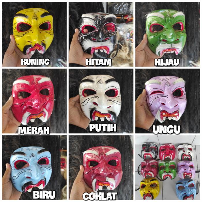 Best Seller Topeng Bondres Bali - Topeng Lucu Bali - Topeng Lawak Bali - Topeng Pelawak Bali -