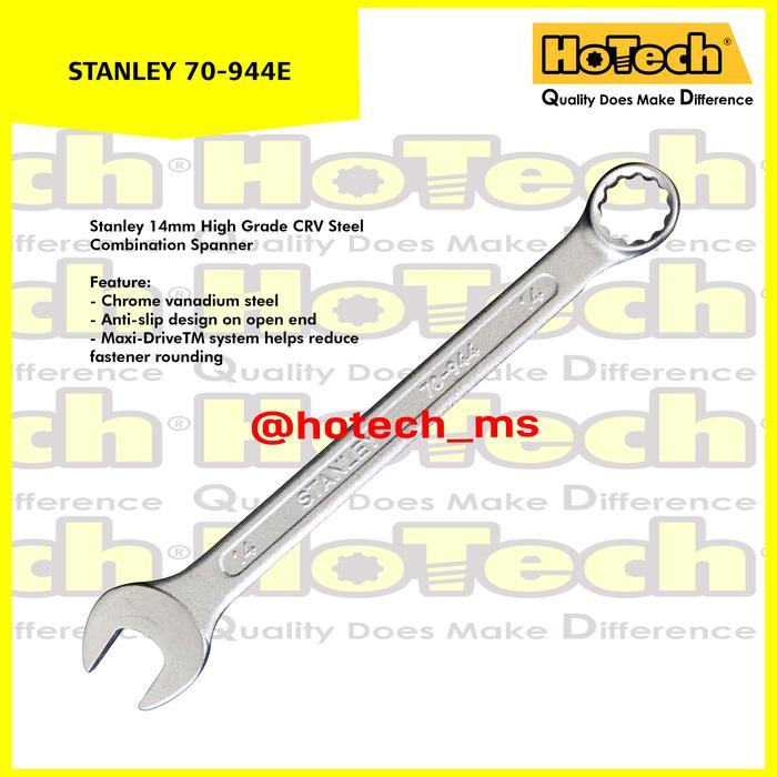 TEREMURAHTERLARIS READY SILAHKAN DIORDER KUNCI RING PAS 14 MM STANLEY COMBINATION WRENCH SIZE 14 MM