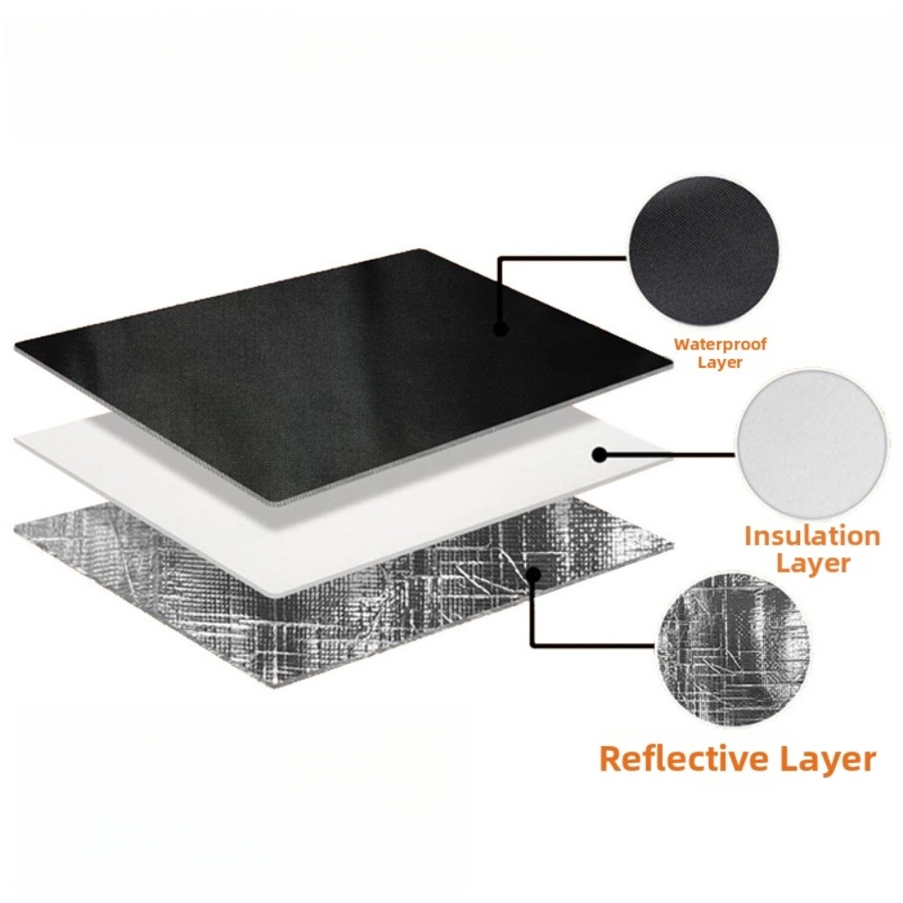 Outdoor Protector Window AC Cover Windproof Design Energy Efficient Waterproof Outer Layer Aluminum
