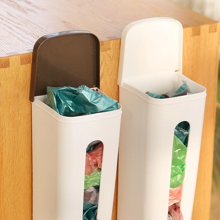 Kotak Tempat Plastik Sampah Trash Bag Storage Plastik Sampah Dispenser Kotak Penyimpan pakaian