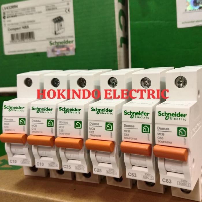 Termurah Mcb Schneider Domae 1Phase 6A , 10A , 16A , 20A
