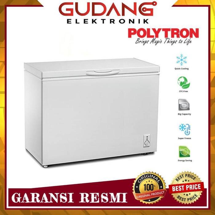 CHEST FREEZER POLYTRON PCF 317 FREEZER BOX 300 LITER