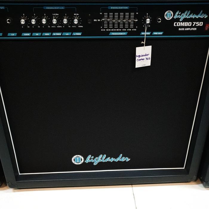 Amplifier Bass Guitar Ampli Bass Highlander Combo 750 15 Inch Original Redy Stok