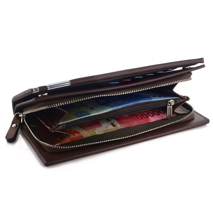 Dompet Minimalis Troy - Woxsa Series - Dompet Pria - Bahan Kulit Vegan - Original