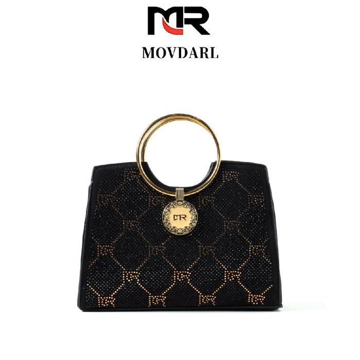 Handmade Bag [Movdarl] Layla Bag - Tas Elegan Warna Hitam Premium Untuk Pesta & Kondangan Desain