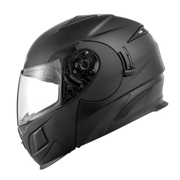 (CACAT) ZEUS 3020 MATT BLACK MODULAR HELMET