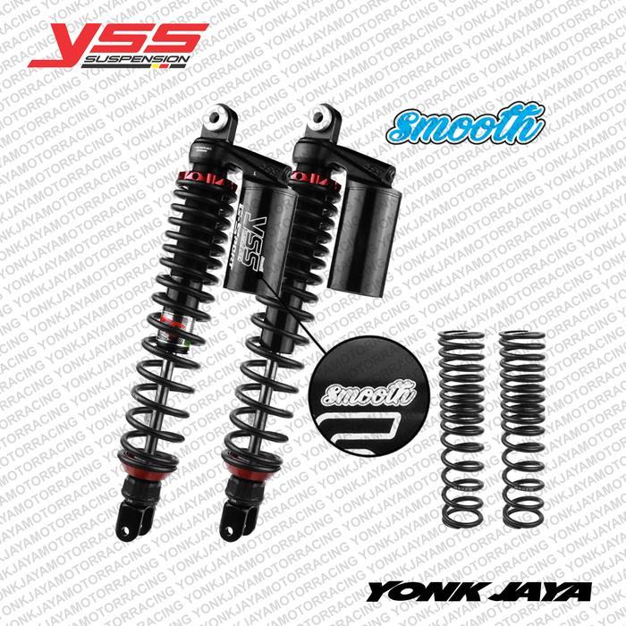 TERLARIS SHOCK YSS G-SPORT BLACK SERIES TG302-395TR 395MM BLACK/BLACK/BLACK ADV 160