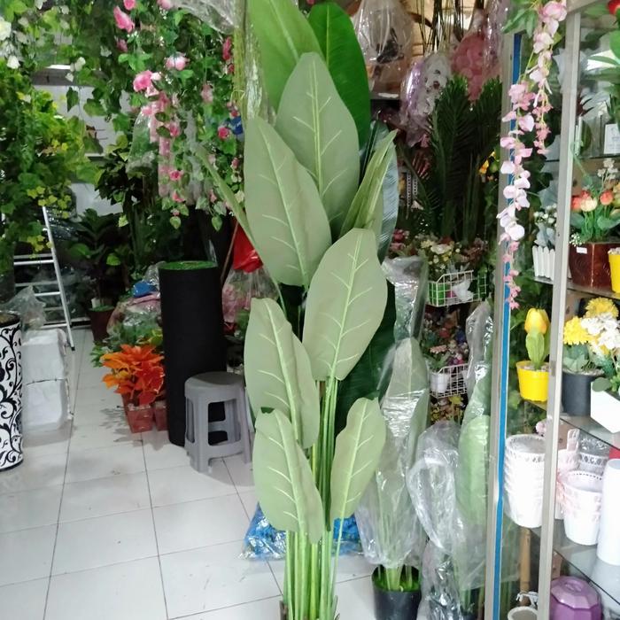 POHON PISANG ARTIFICIAL/BUNGA PLASTIK/POHON PISANG PLASTIK/BUNGA HIAS