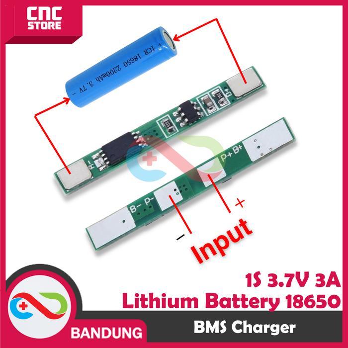 BMS 1S 3.7V 3A CHARGER LITHIUM BATTERY 18650 .