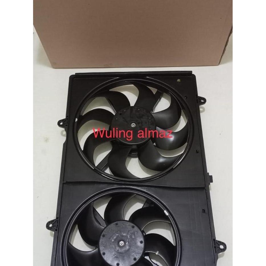 Motor fan extra fan kipas radiator komplit shouroud fan wuling almaz