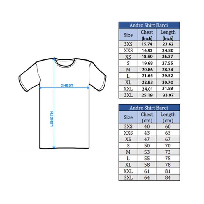 Kaos Shirt Tenis Meja Pingpong Andro Barci Blue Pink Original