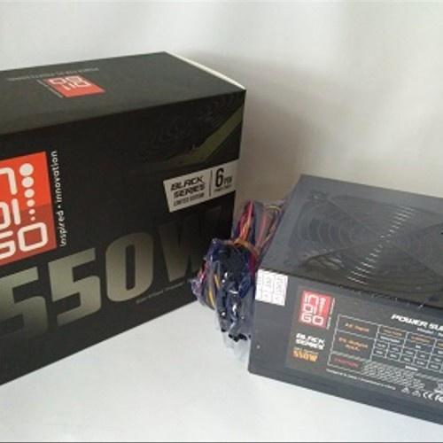 POWER SUPPLY INDIGO 550W WITH VGA 6 PIN / PSU PC KOMPUTER 550WATT