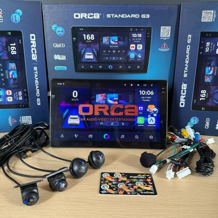 Best Seller Head Unit Android Orca Nfc 9 / 10 Inch Ram 4Gb + 128Gb Rom Orca Standard G3 Ram 4/128Gb