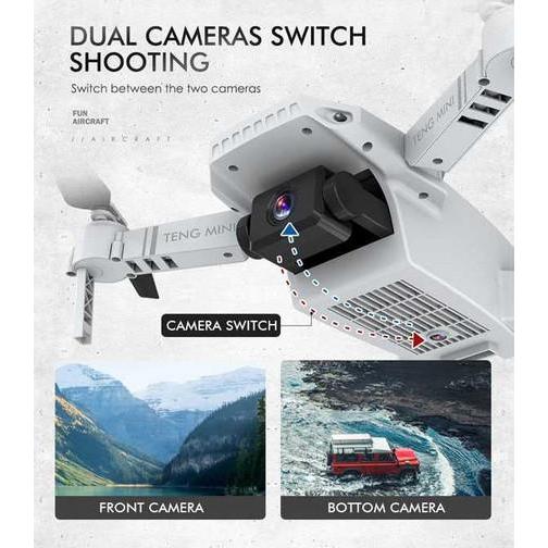 Pesawat Kamera Fpv Wifi Drone Derone Remote Control Kontrol Quadcopter