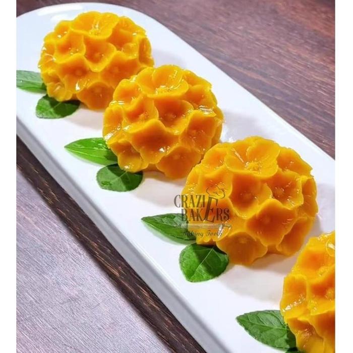 Cetakan Silikon 3D Pudding Mousse Jelly Hydrangea Flower - Bunga Hydrangea