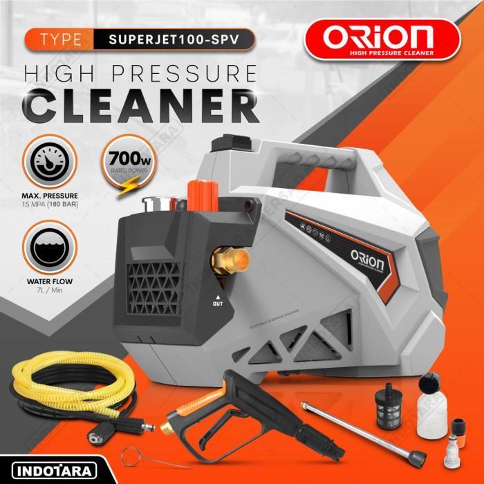 Mesin Steam Jet Cleaner Adjustable Pressure Orion Superjet100SPV Dengan Fitur Pengatur Tekanan Air