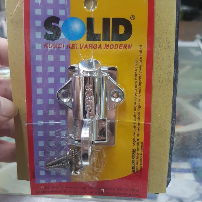 "New" Spring knife / grendel kodok / slot selot kunci jendela solid