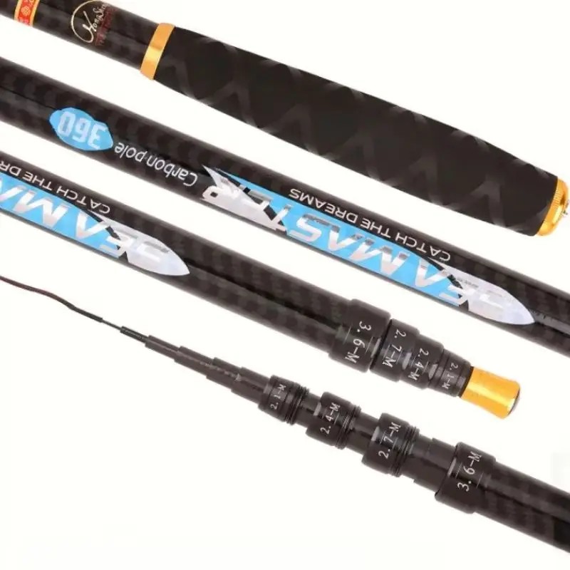 Ultra-light Carbon Fishing Rod Short Section Super-hard Four Lengths of Each Rod Are Available