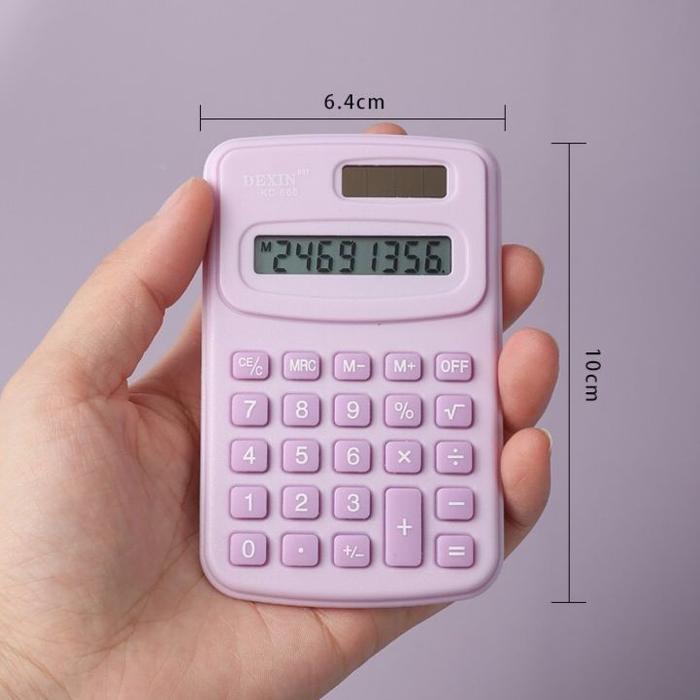 "New" [MILOLI] MINI CALCULATOR Small Desain Minimalis Portable Kalkulator Alat Hitung Aesthetic -