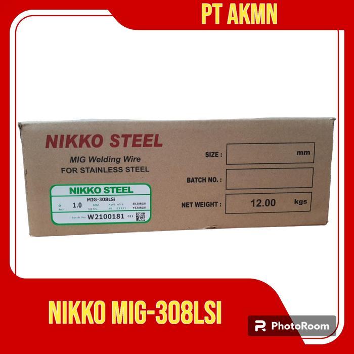 Nikko Steel MIG 308LSi Kawat Las MIG Wire Stainless ER308LSi pack 12kg