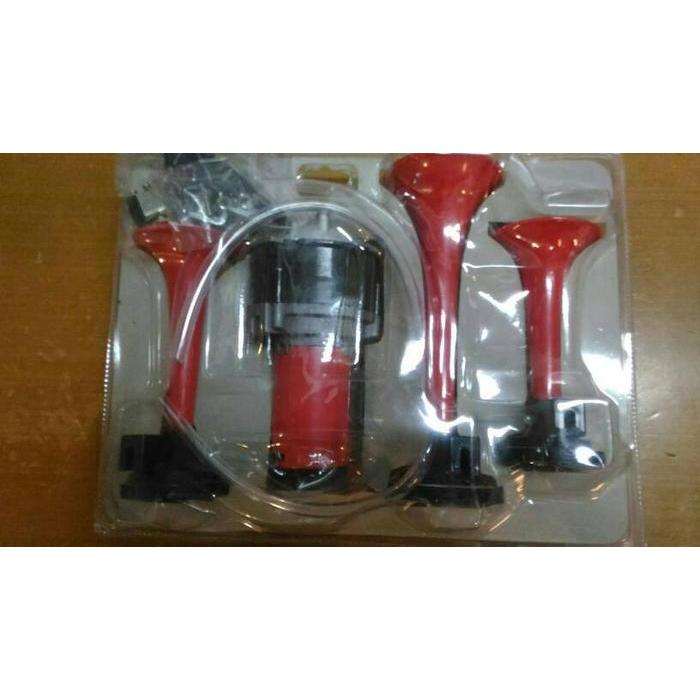 Klakson Telolet 3 Corong 3 Suara 12/24 V