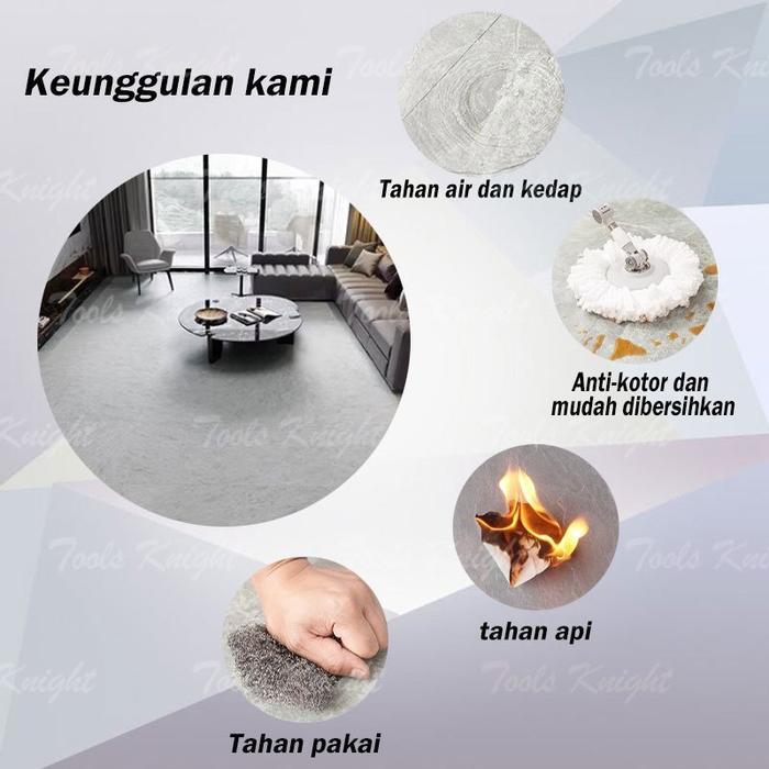 READY Reaim Vinyl Lantai Marbel UK 60 x 60 cm/30 x 30 cm/Vinyl Sticker Lantai Marmer Granit