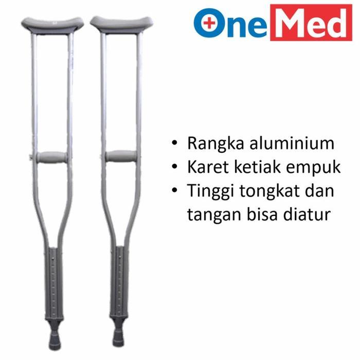 Tongkat Ketiak Tongkat Bantu Jalan Kruk Ketiak satuan & sepasang