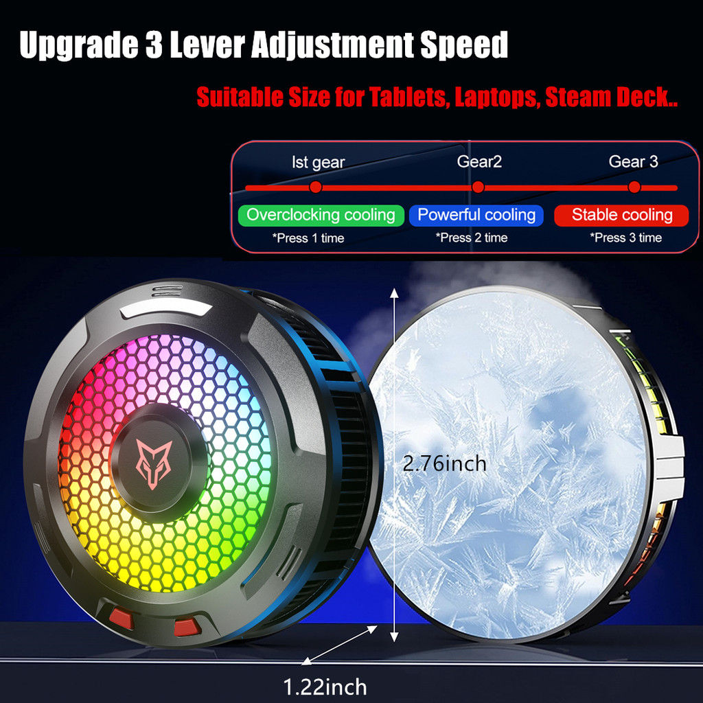 Sarafox X9 PRO 36w Three-speed Adjustable RGB Magnetic and Back-clip Semiconductor Refrigeration