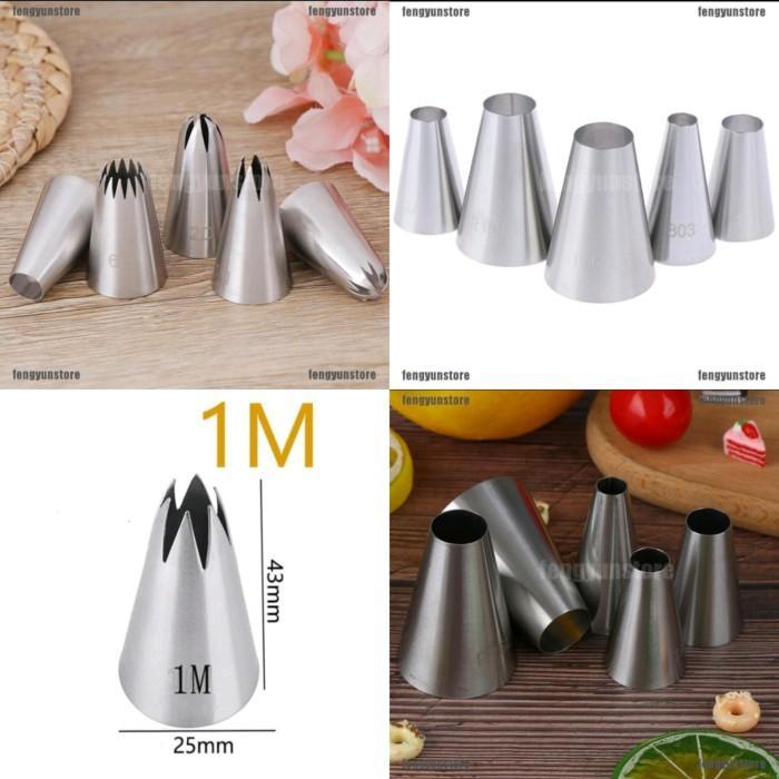 Spuit Krim Kue, Spuit Impor Tanpa Sambungan, Spuit Kue Tart, Spuit Set