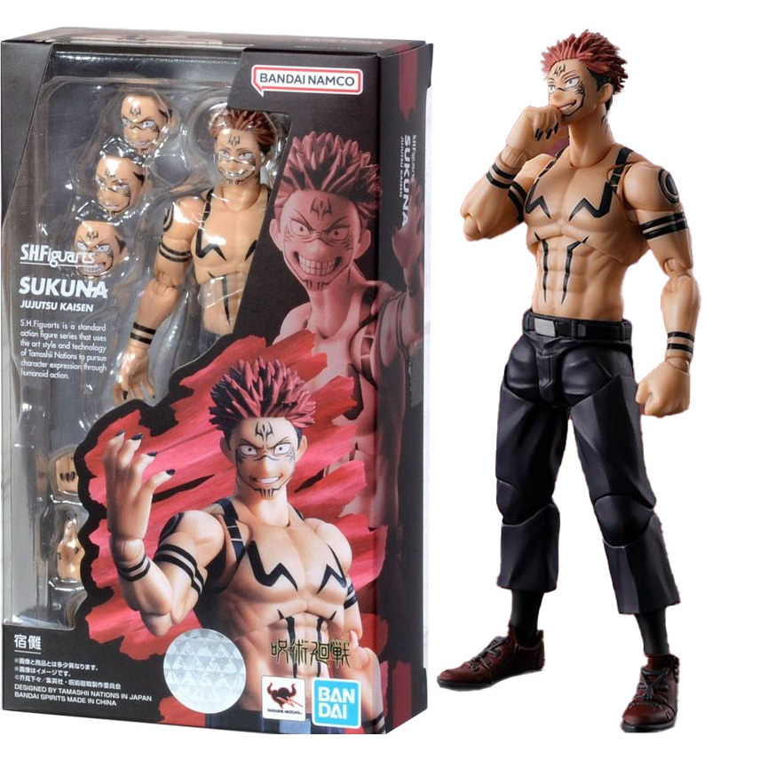 Bandai S.H.Figuarts Sukuna SHF Manga Jujutsu Kaisen Action Figure Collectible Toy Gift