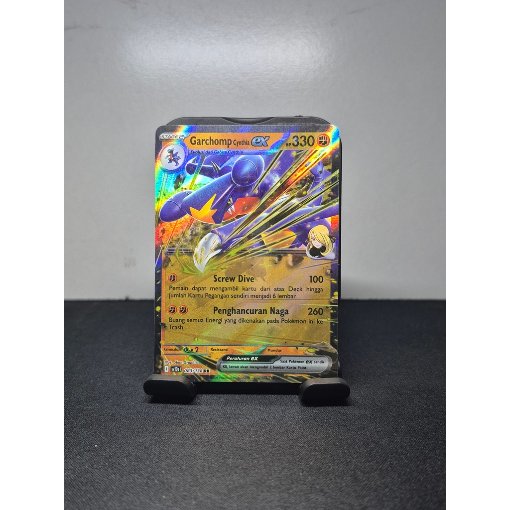 Garchomp Cynthia ex 083/130 RR - Pokemon TCG Indonesian