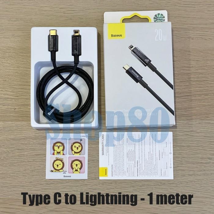 Thebest- Baseus Auto Disconnect Type C to Lightning Cable Kabel Charger PD 20W