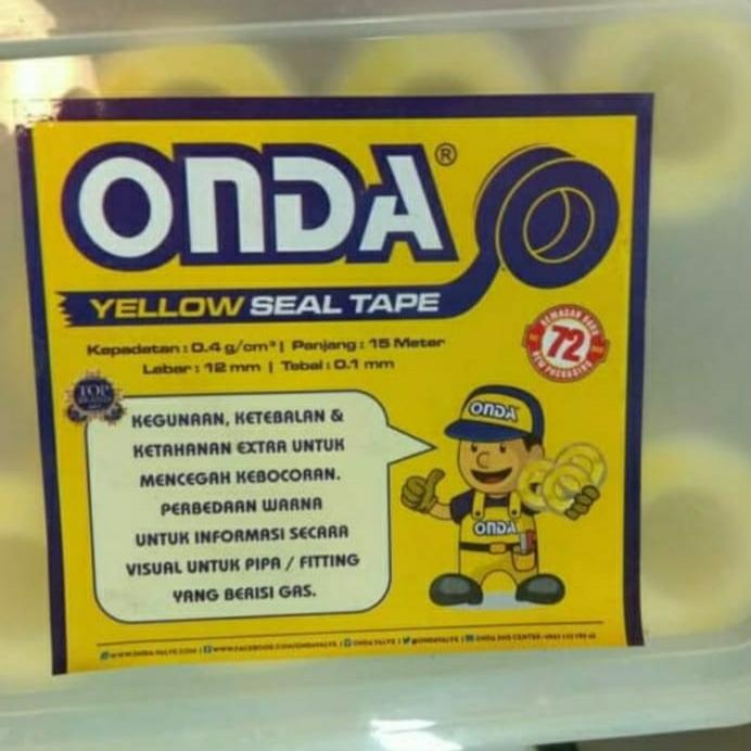 Terlaris Seal tape ONDA 1 Box ( isi 72 pcs ) SALE
