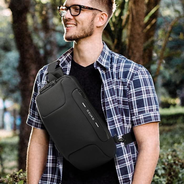 OZUKO SLING BAG 9223 - TAS SELEMPANG PRIA TAS SELEMPANG COWOK SLING BAG SLING BAG BESAR