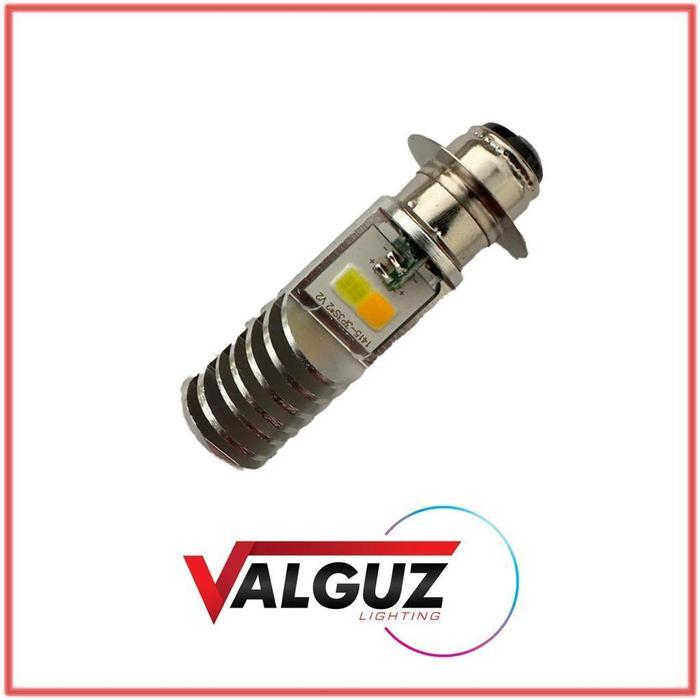 Valguz LED H6 Lampu Sorot Depan Motor 2in1 (Universal)