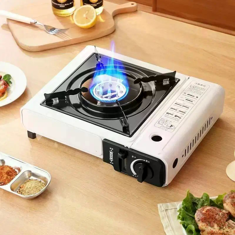 Portable Outdoor Cassette Stove Butane Gas Stove For Hot Pot BBQ Camping Cooking Lightweight Compact