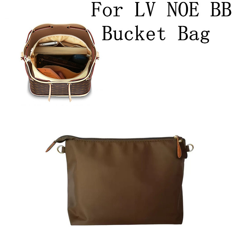 For LV NOE BB Bucket Bag Insert Pocket Tank Bag Support Nylon Bag Organizer Sorting Storage Inner