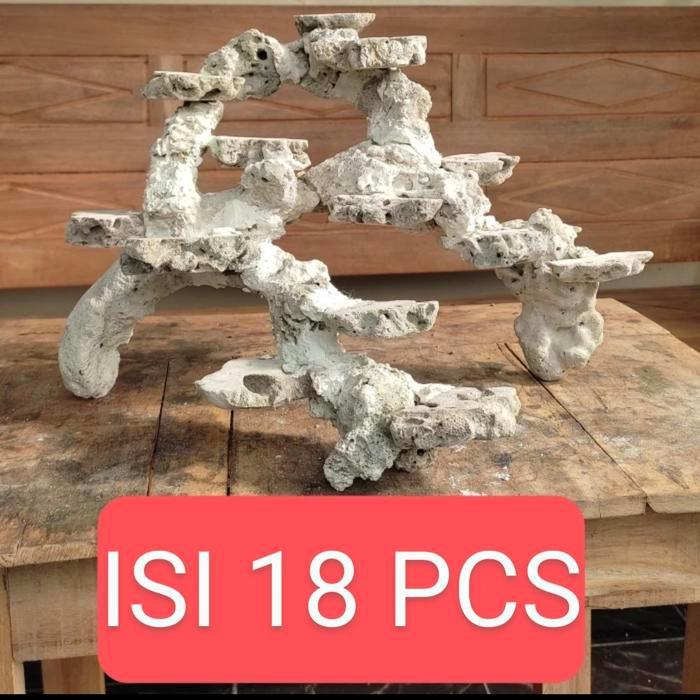 Flat Dead Rock Bahan Scaping Reef Tank