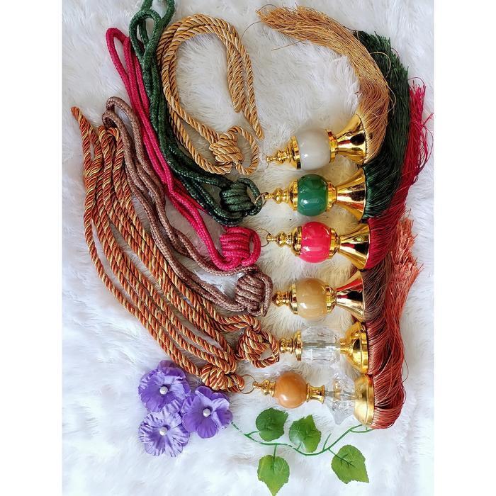 Tassel Jumbo Mewah Tali Pengikat Gorden Cantik Mewah Rumbai Aksesoris Gorden Tali Rumbai Gorden