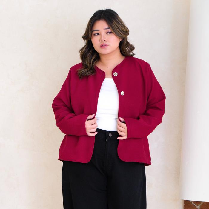Egale.Id - Diana Tweed Blazer Petite Mid Big Jumbo Plus Size