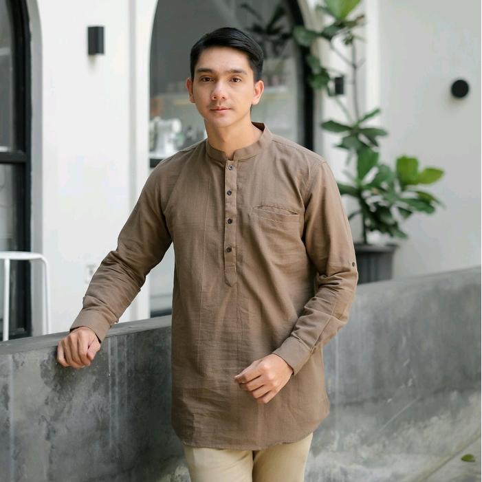 Baju Koko Pria / Baju Koko Kurta Pakistan / Baju Muslim Pria / Qurta Pakistan Lengan Panjang / Baju