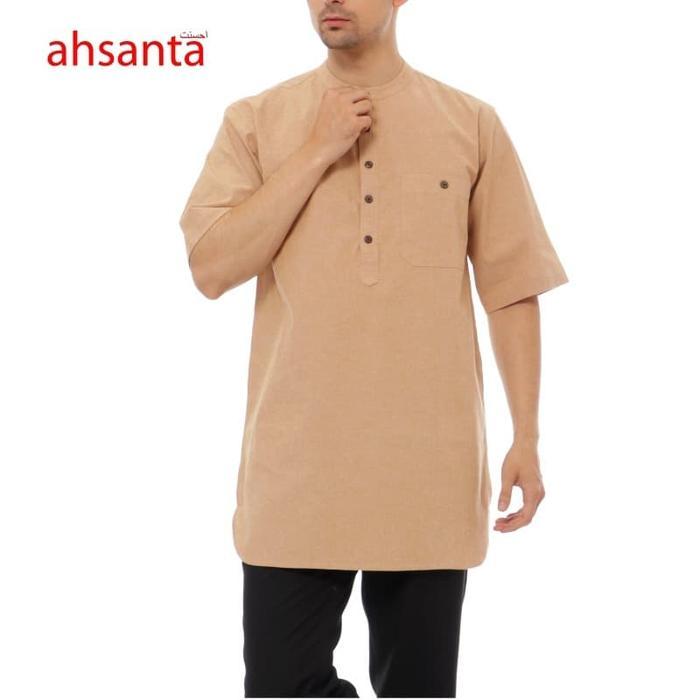 Koko Kurta Ahsanta Elegan Caramel Mewah
