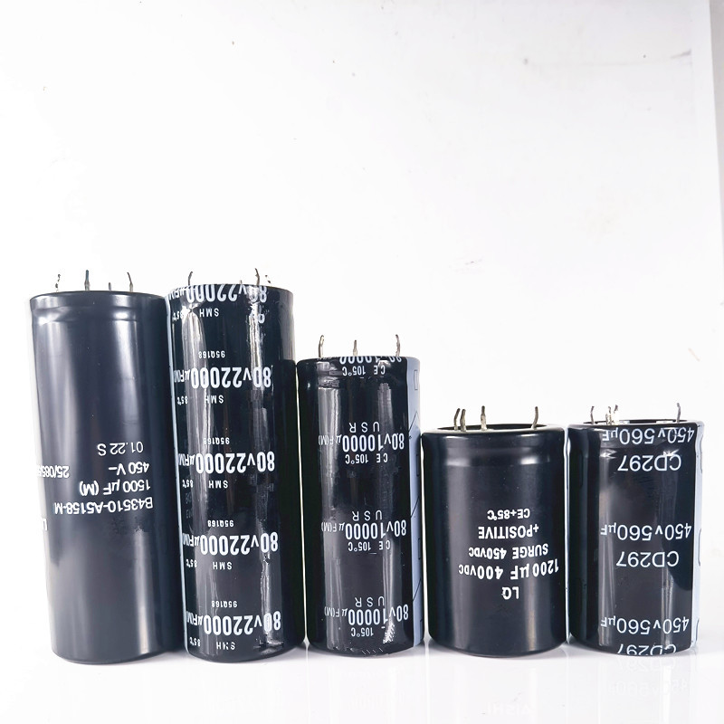 1PCS Four-pin electrolytic capacitor 63V 80V 100V 200V 250V 125V 420V 500V 10000UF 15000UF 22000UF