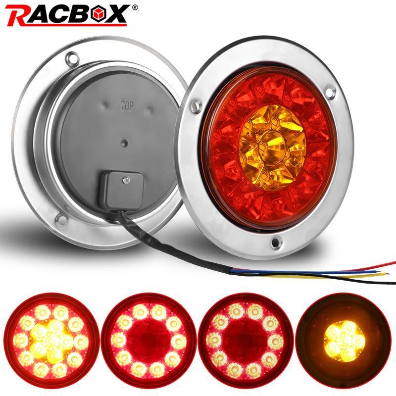 Lampu Belakang Trailer 12V 24V Lampu Belakang Truk LED Lampu Rem Lampu Belakang Sinyal Belok LED Lam