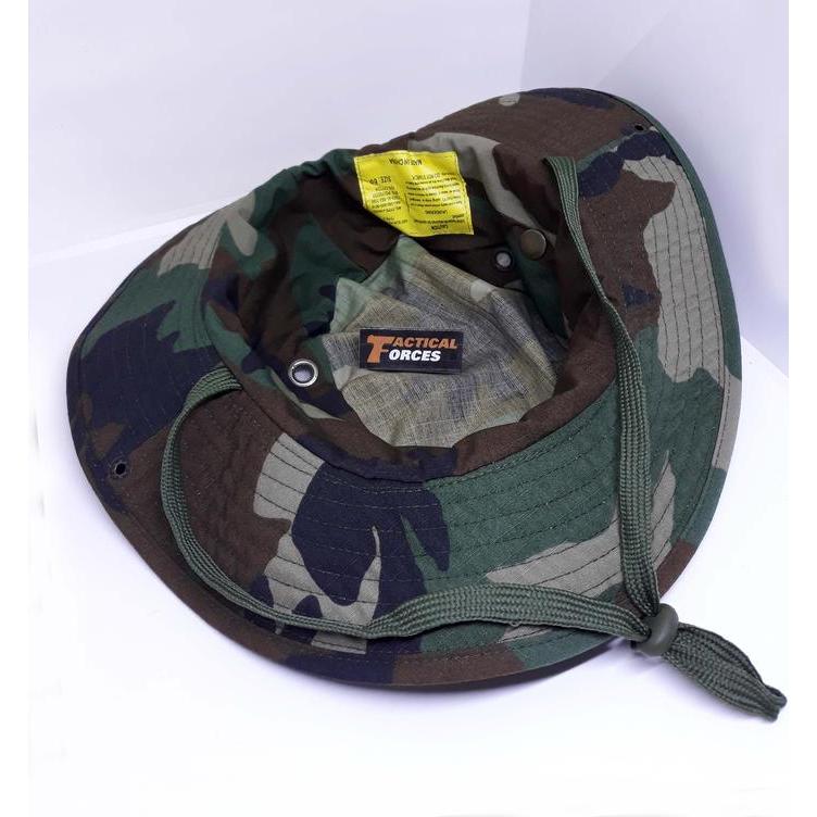 Topi Rimba / Boonie Hat / Topi Army Motif Us Army Woodland Import Best Seller