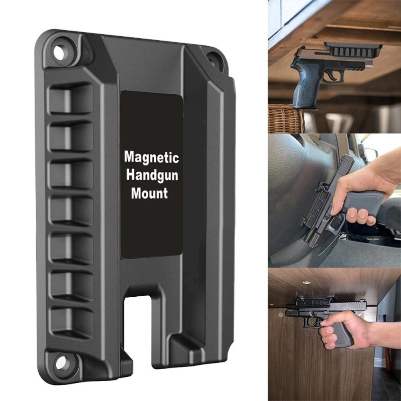 Magnetic Quick Pull Hidden Car And Home Hunting Adhes Fixed Magnet Bracket Portable Magnetic Gun